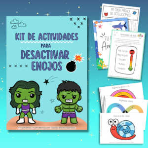 Actividades de Emociones: Kit para Desactivar Enojos