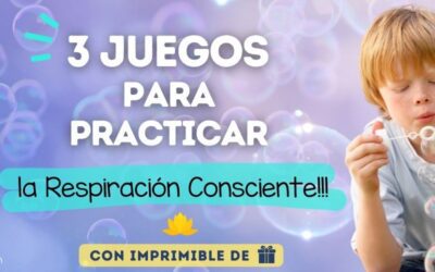 3 juegos divertidos de respiración para niños