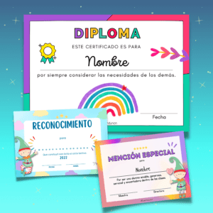 Kit "Certificados y Diplomas" Editable