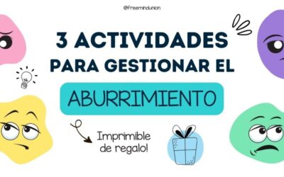 3 Ideas para gestionar el aburrimiento de los niños