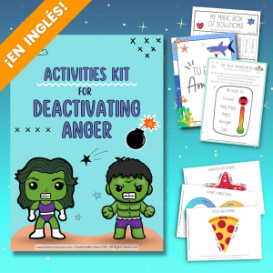 🚩~EN INGLÉS~ Kit de Actividades para Desactivar Enojos