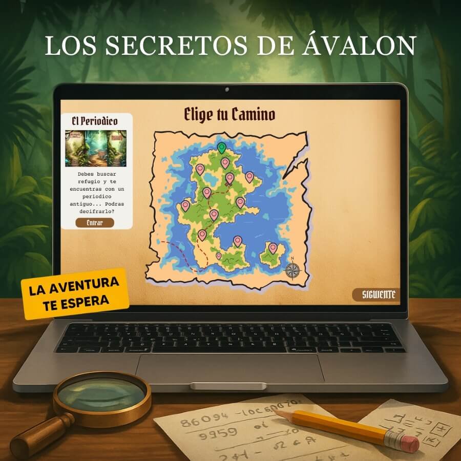 Escape Room Digital: "LOS SECRETOS DE ÁVALON" - Multilingüe - Imagen 3