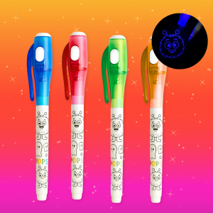 Lapicera Mágica Invisible - Luz UV - Pack x5