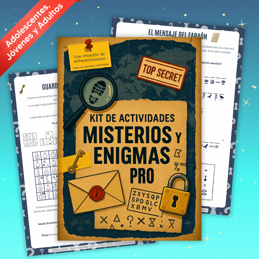 Kit Misterios y Enigmas PRO (Jóvenes y Adultos)