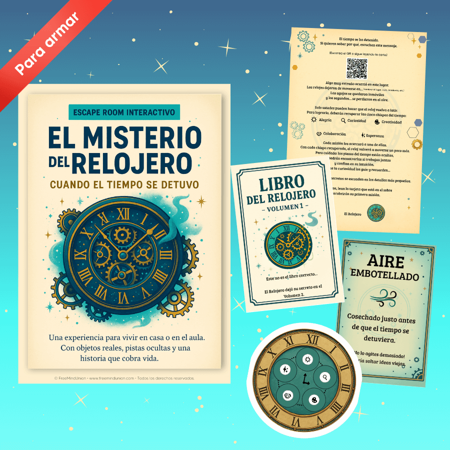 Escape Room Armable: “El Misterio del Relojero”